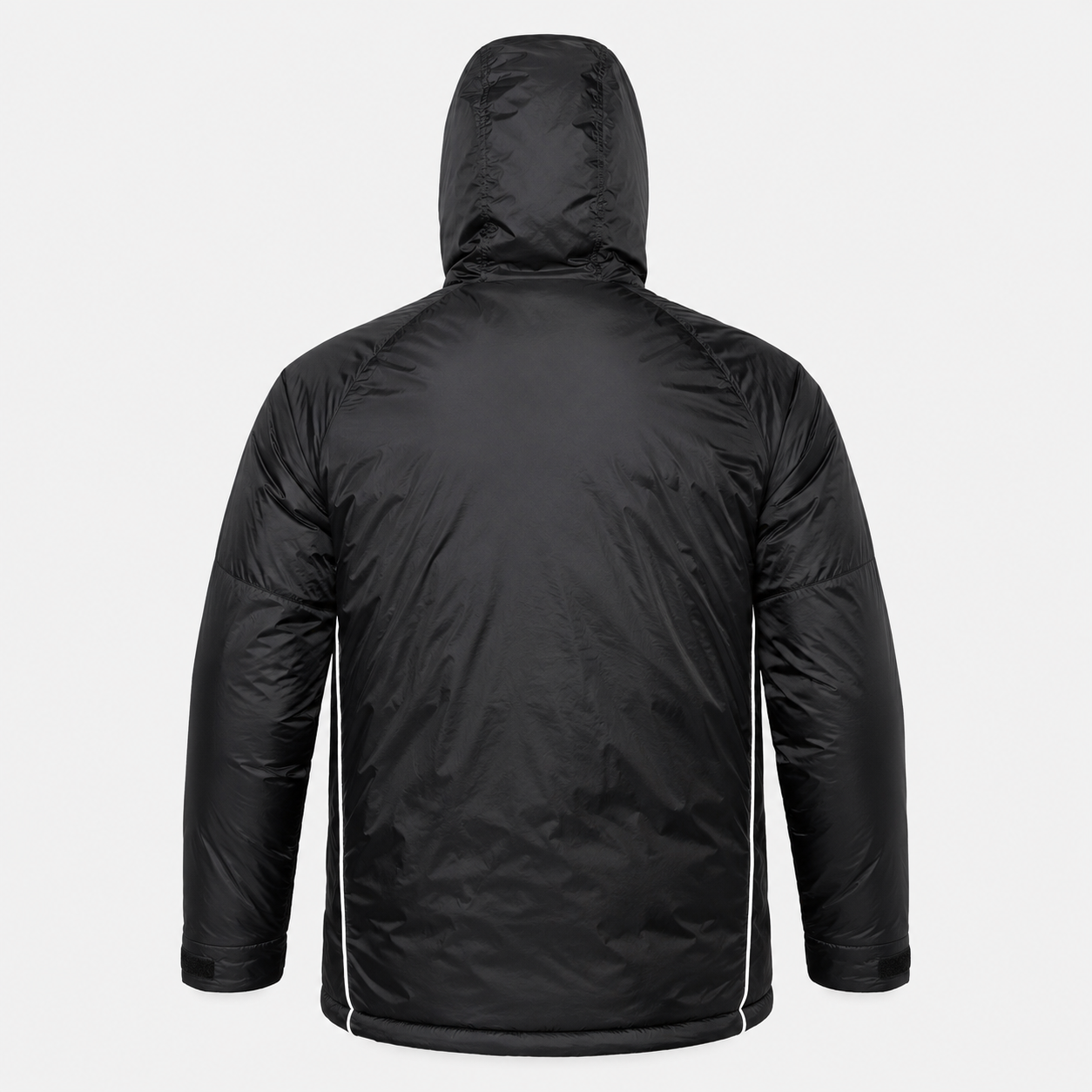 2026 Puffer Jacket - Black/White - back product view