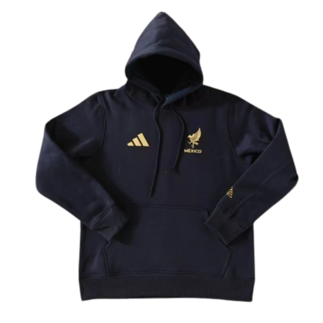 2025/26 Team Hoodie - Dark Blue/Gold - front product view