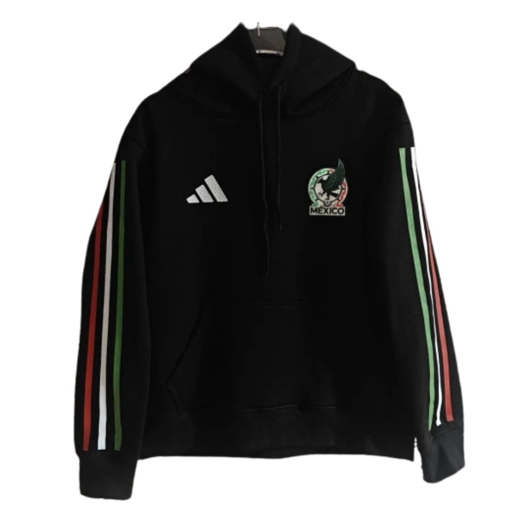 The 2026/27 Team Hoodie - Black/ Tricolor combines -inspired football identity with a comfortable everyday silhouette. The black base is finished with tricolor details, creating a distinctive colorway for supporters.
