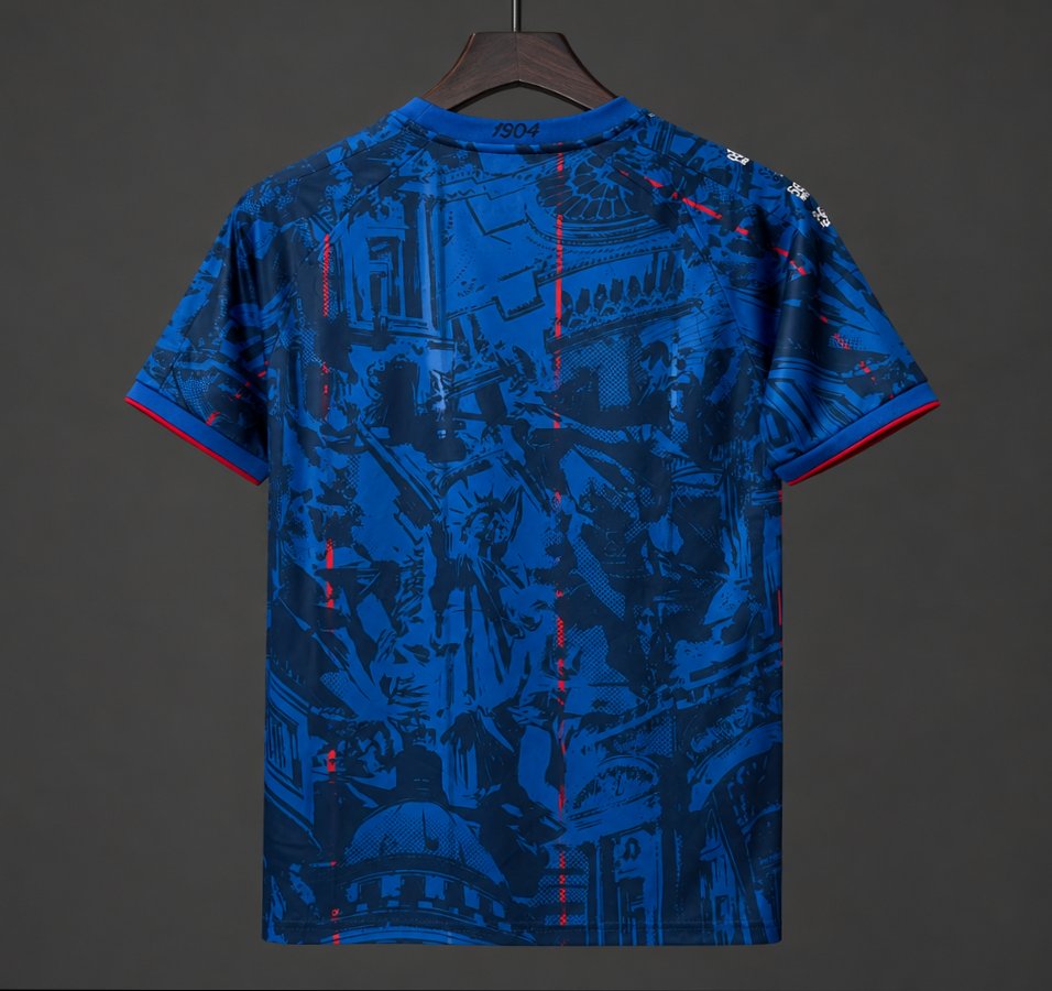 2026 Heritage Jersey - Blue/Blue Navy - back product view