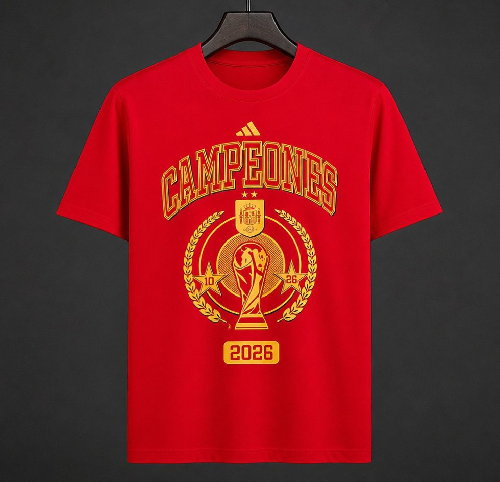 2026 World Cup Champion T-Shirt - Red - front product view