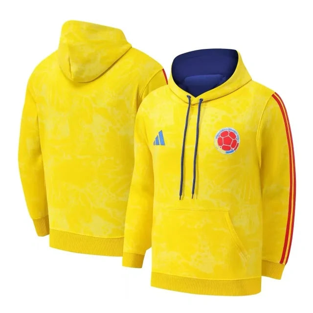 2025/26 Team Hoodie - Yellow/Blue - detail product view