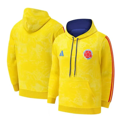 2025/26 Team Hoodie - Yellow/Blue - detail product view