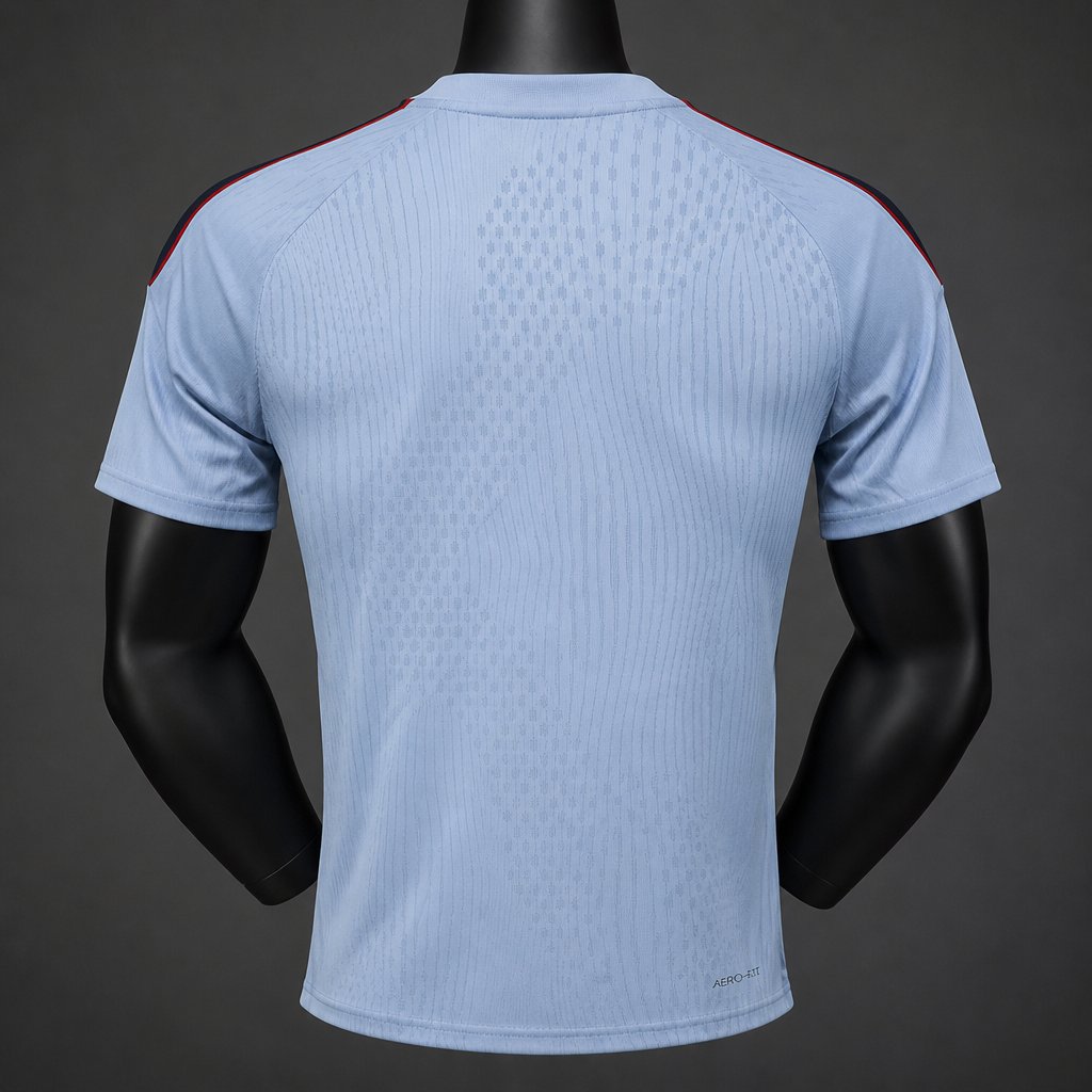 2026 Pre-Match Jersey - Blue - back product view