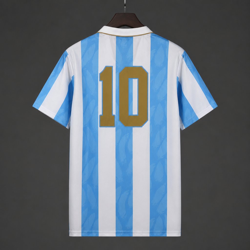 Striped Number Printed Special Jersey - back product view