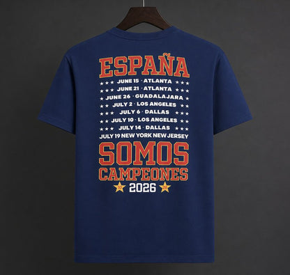 2026 World Cup Champion T-Shirt - Blue - back product view
