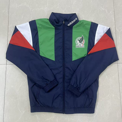 2026 Windbreaker Jacket - Dark Blue/Green - front product view