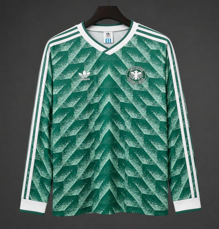 1990 Away Retro Shirt - Long Sleeve - front product view
