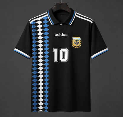 1994 Away Retro Shirt - Black - front product view