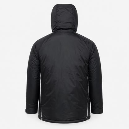 2026 Puffer Jacket - Black/White - back product view