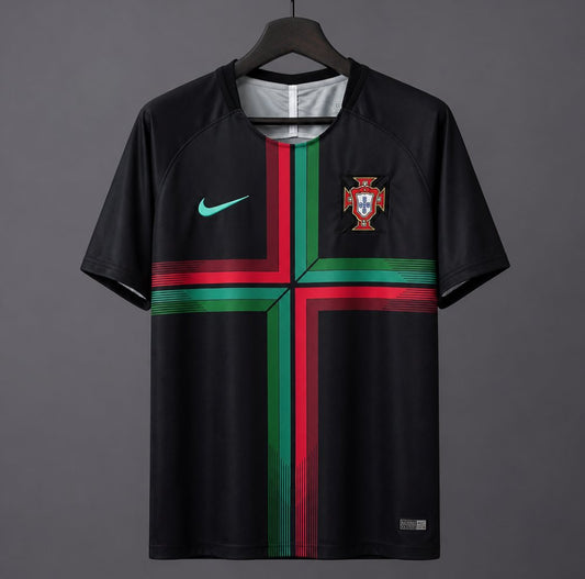 Retro Pre-Match Training - Black - front product view