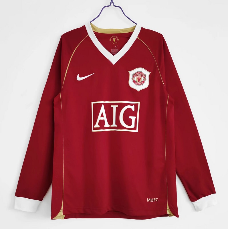 06/07 home retro football shirt