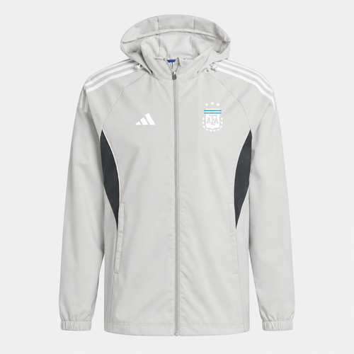 2026 Windbreaker Jacket - Light Grey/Black - front product view