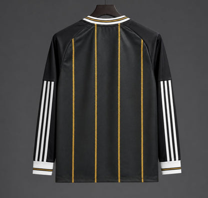 2026/27 Away Long Sleeve Jersey - Black/Gold - back product view