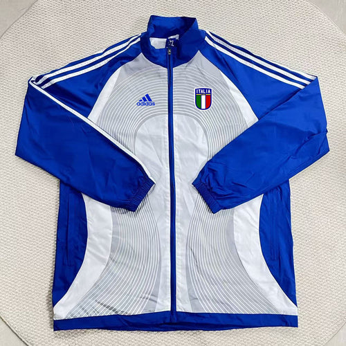 2026 Windbreaker Jacket - Blue/Gray - front product view