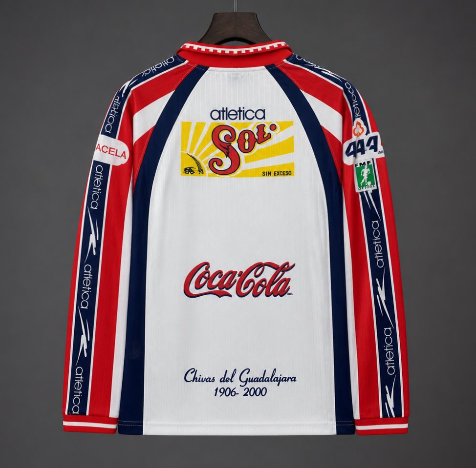 1999/00 Home Retro Shirt - Long Sleeve - back product view