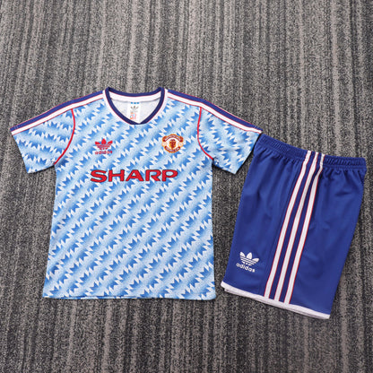 90/91 children's away football jersey