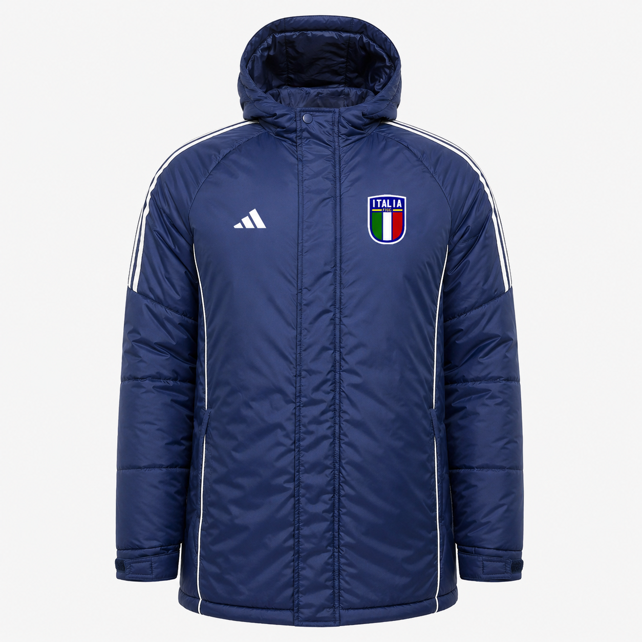 2026 Puffer Jacket - Dark Blue - front product view