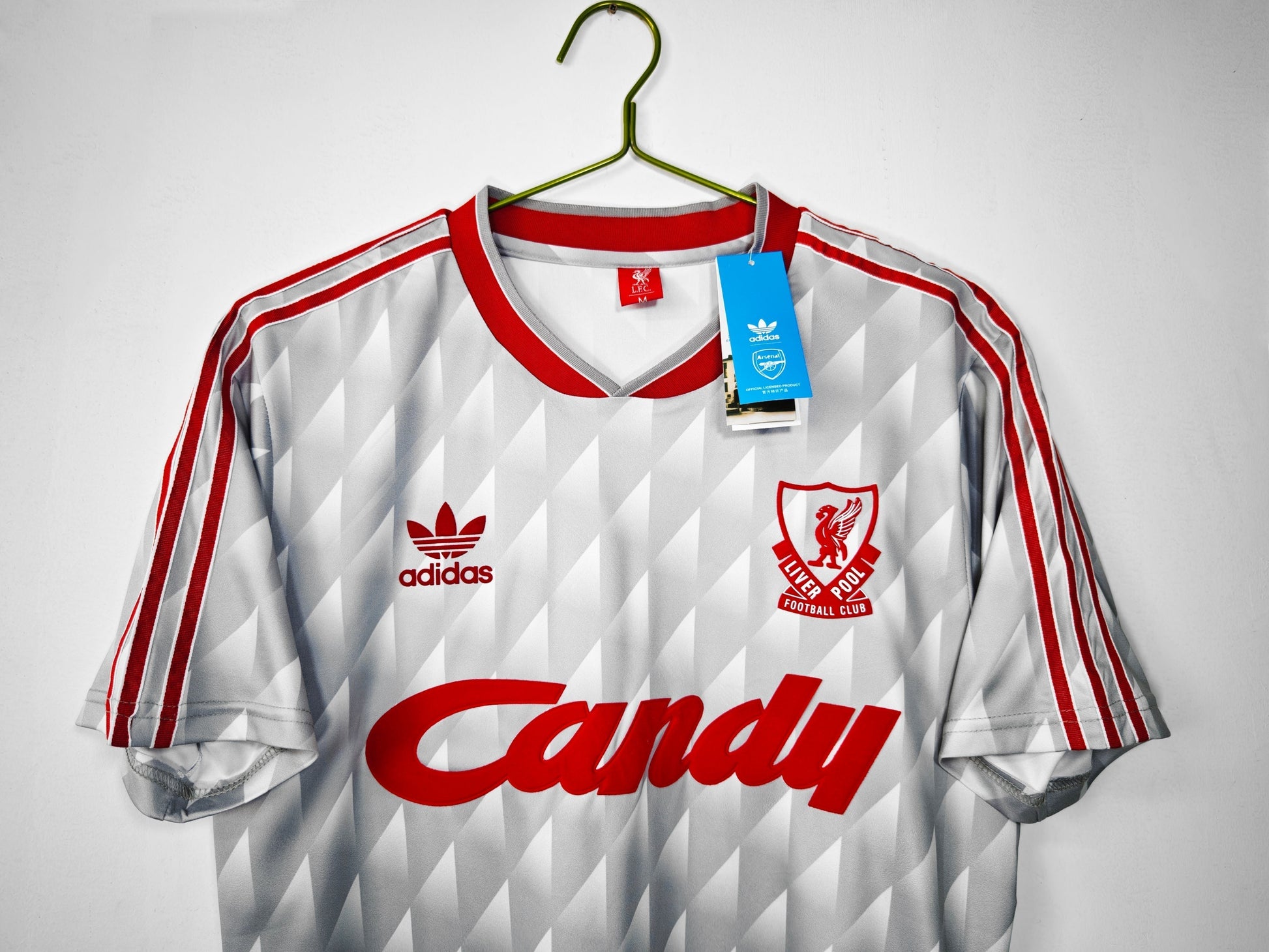 89/91 away retro football shirt