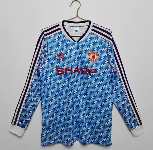 90/91 away retro football shirt