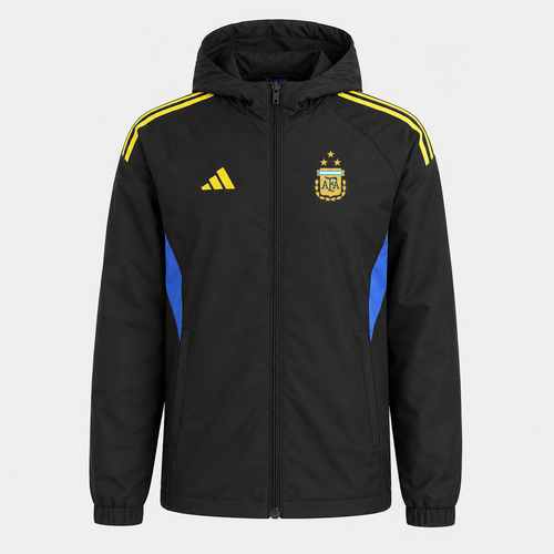 2026 Puffer Jacket - Black/Yellow - front product view