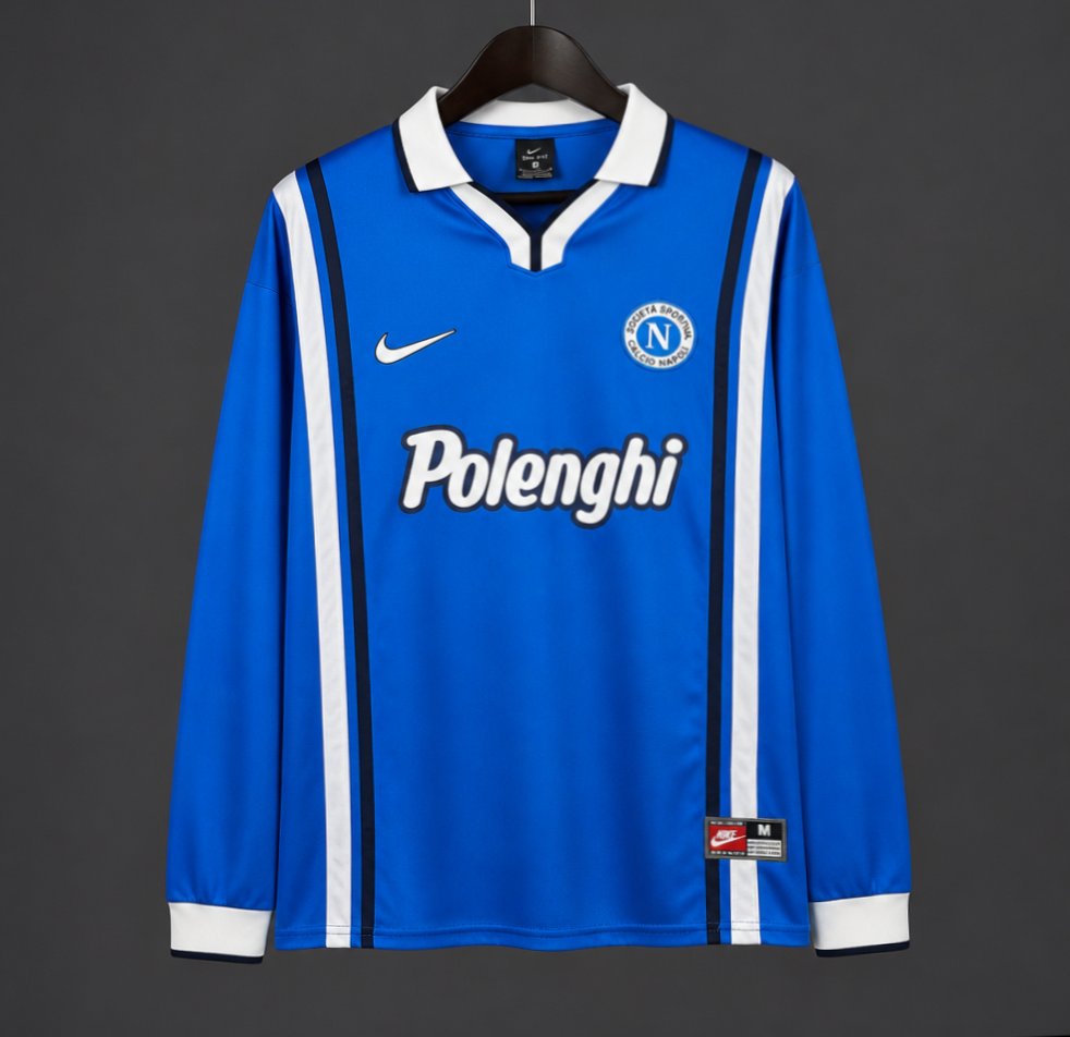 1997/98 Home Retro Shirt - Long Sleeve - front product view
