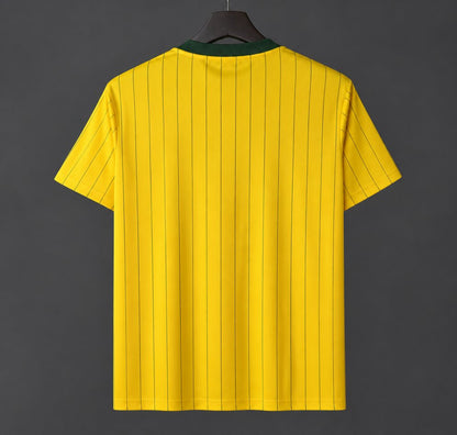2026 Vintage Pinstripe Jersey - Yellow - back product view