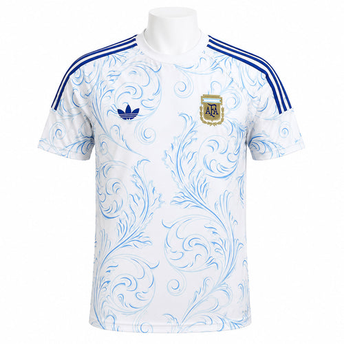 Celebrate football legacy with this striking Special Edition Football Shirt for 2026 – 2027, showcasing a modern twist on the classic blue and white colours with a bold but subtle design.