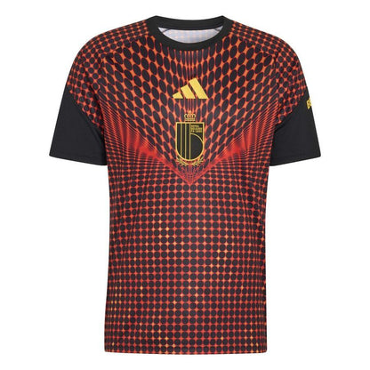 2026 Pre-Match T-Shirt - Black/Red