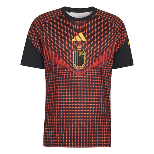 2026 Pre-Match T-Shirt - Black/Red