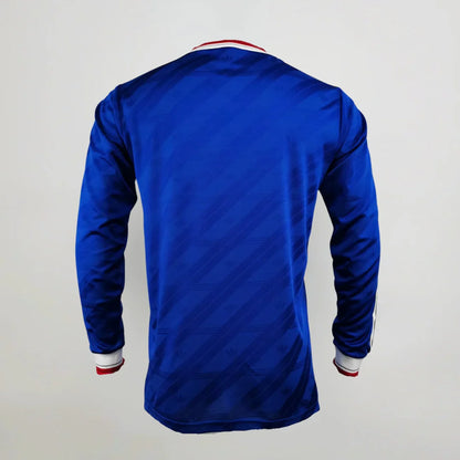 1986/87 Away Long Sleeve Retro Shirt - back product view