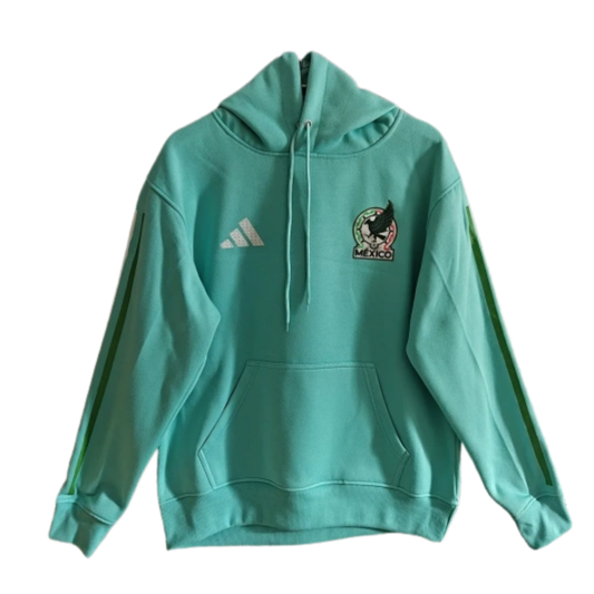 The 2026/27 Team Hoodie - Turquoise/Green combines -inspired football identity with a comfortable everyday silhouette.