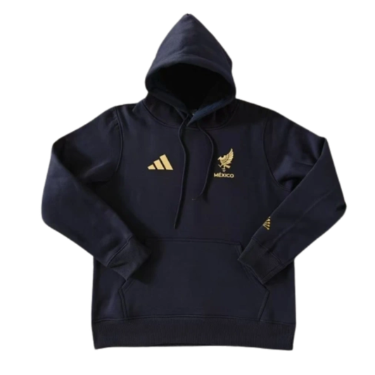 2025/26 Team Hoodie - Dark Blue/Gold - front product view