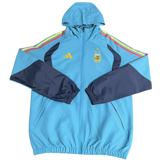 2026 Windbreaker Jacket - Turquoise/Dark Blue - front product view