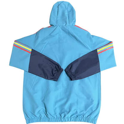 2026 Windbreaker Jacket - Turquoise/Dark Blue - back product view