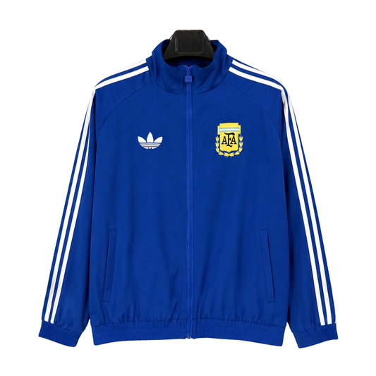 2026 Windbreaker Jacket - Royal Blue/White - front product view
