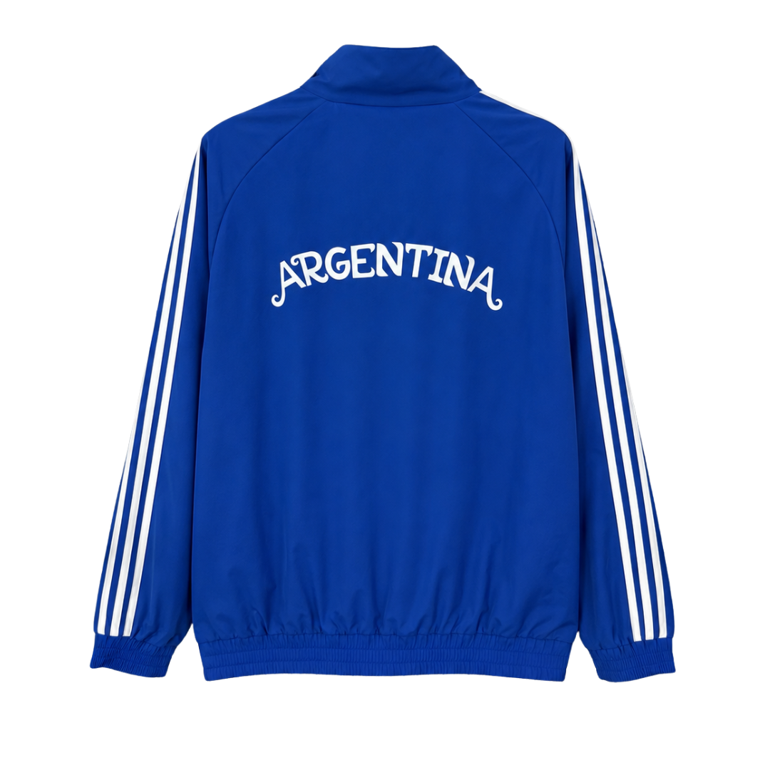2026 Windbreaker Jacket - Royal Blue/White - back product view