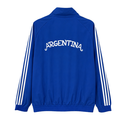 2026 Windbreaker Jacket - Royal Blue/White - back product view