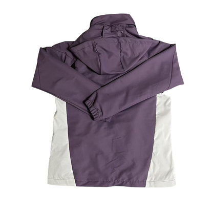 2026 Windbreaker Jacket - White/Purple - back product view