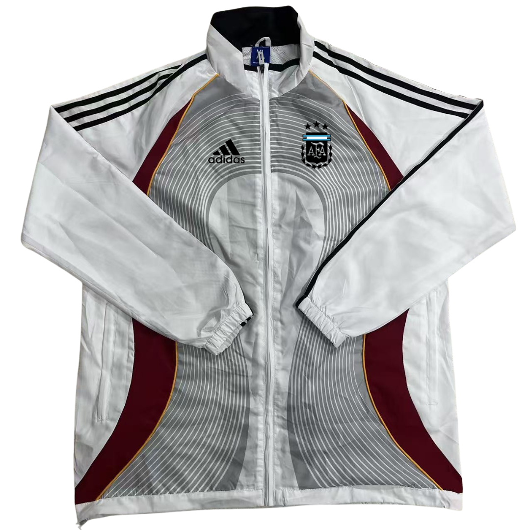 2026 Jacket - White/Grey/Burgundy - front product view