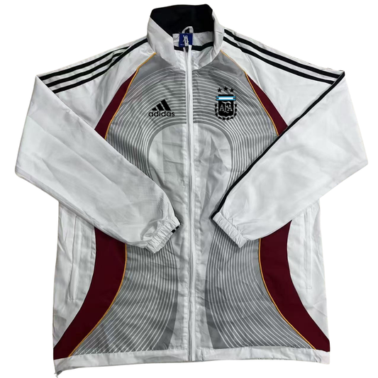 2026 Jacket - White/Grey/Burgundy - front product view