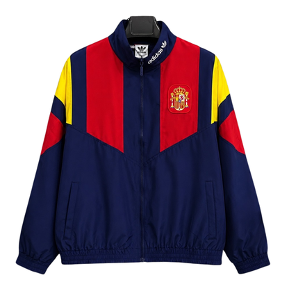 2026 Windbreaker Jacket - Blue/Red - front product view