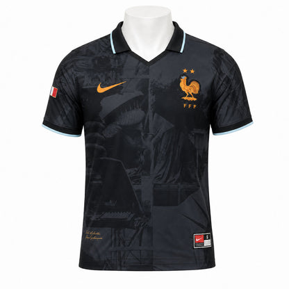 Built around a sleek black treatment that gives national-team identity a contemporary finish, the 2026/27 Black Special Edition Jersey - Fan Version