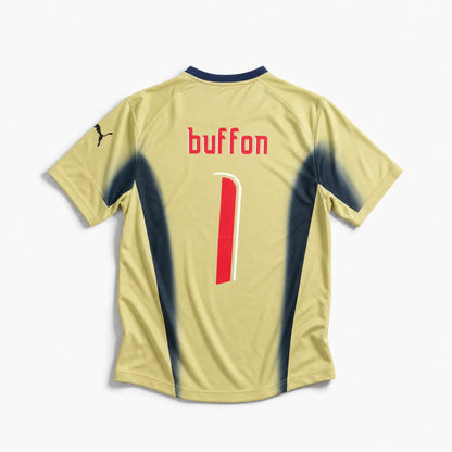 2006 Home Goalkeeper Retro Shirt - Number 1 (+Patches) - front product view