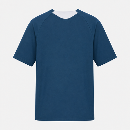 2026 Pre-Match T-Shirt - Ocean Tropic/Silver