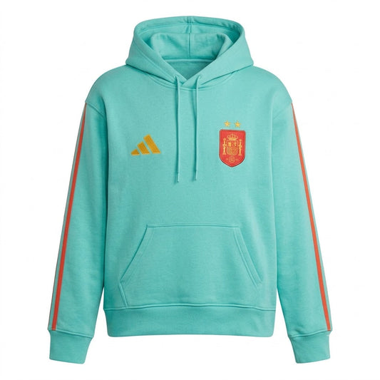 The 2026/27 Team Hoodie - Turquoise/Orange combines -inspired football identity with a comfortable everyday silhouette.