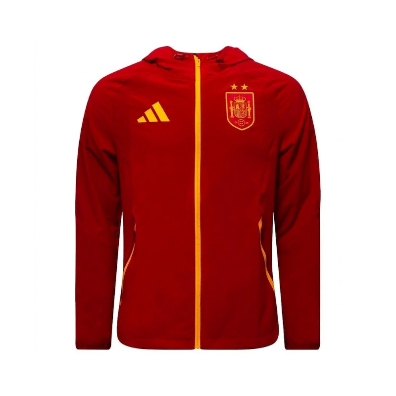 The 2026 Windbreaker Jacket - Red is made for supporters who want a windbreaker layer with national team identity