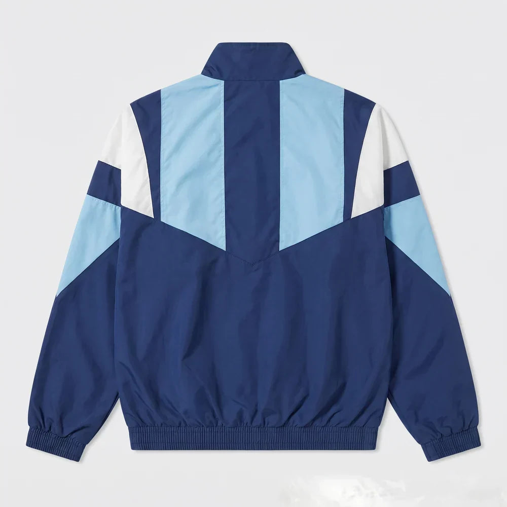 2026 Windbreaker Jacket - Dark Blue/White - back product view