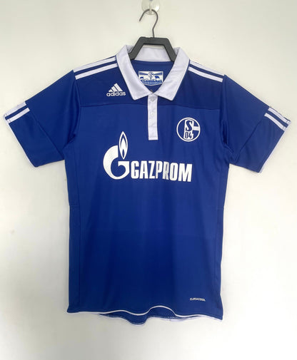 Schalke 10/11 home retro football shirt