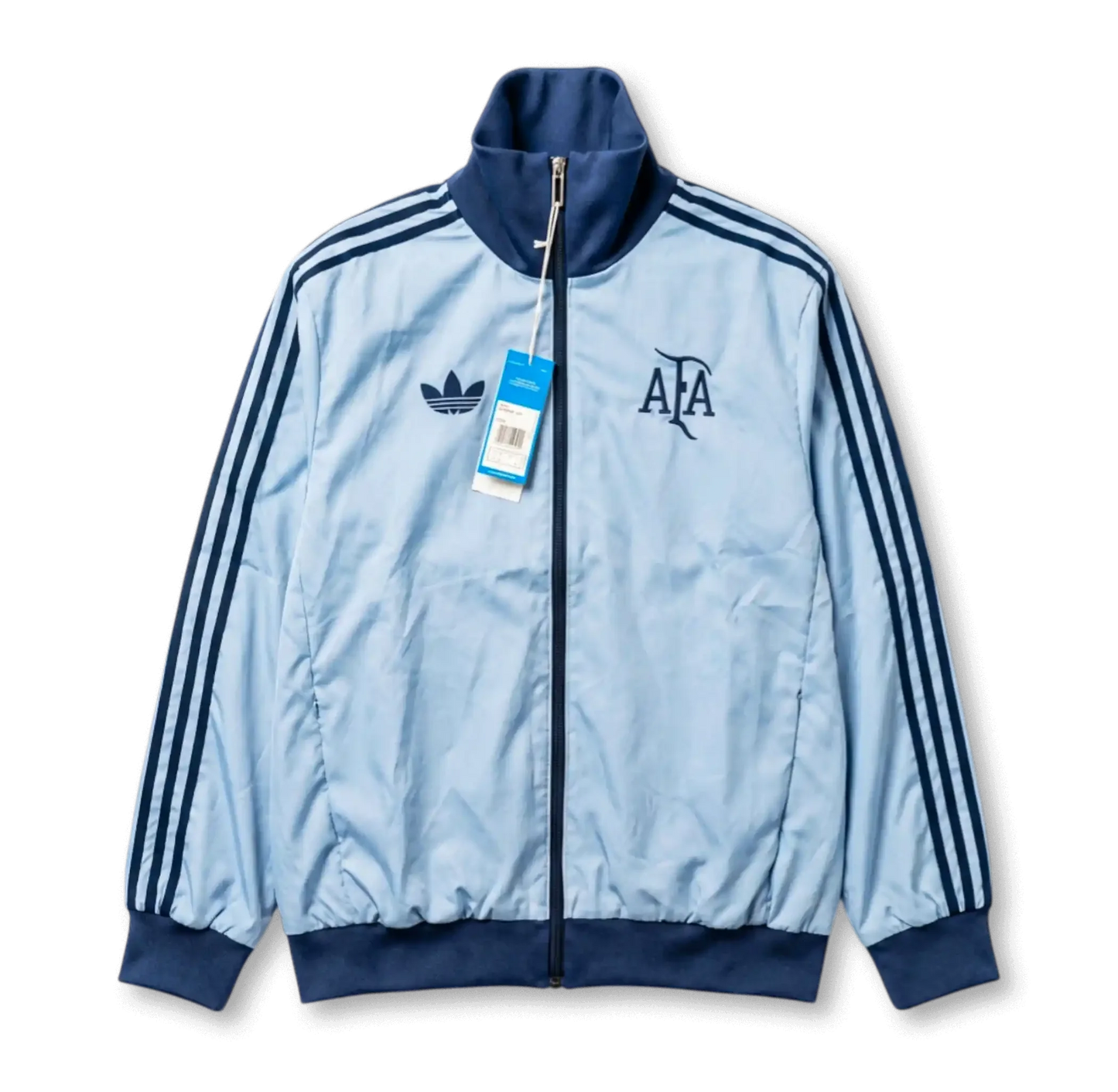2025/26 Windbreaker Jacket - Light Grey/Dark Blue - front product view